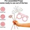 Fully Assembled Bachelorette Photo Booth Props - Set of 32 - Rose Gold, Pink, & Silver Signs, Wedding Bridal Shower Bachelorette Party Supplies & Decorations with Real Glitter